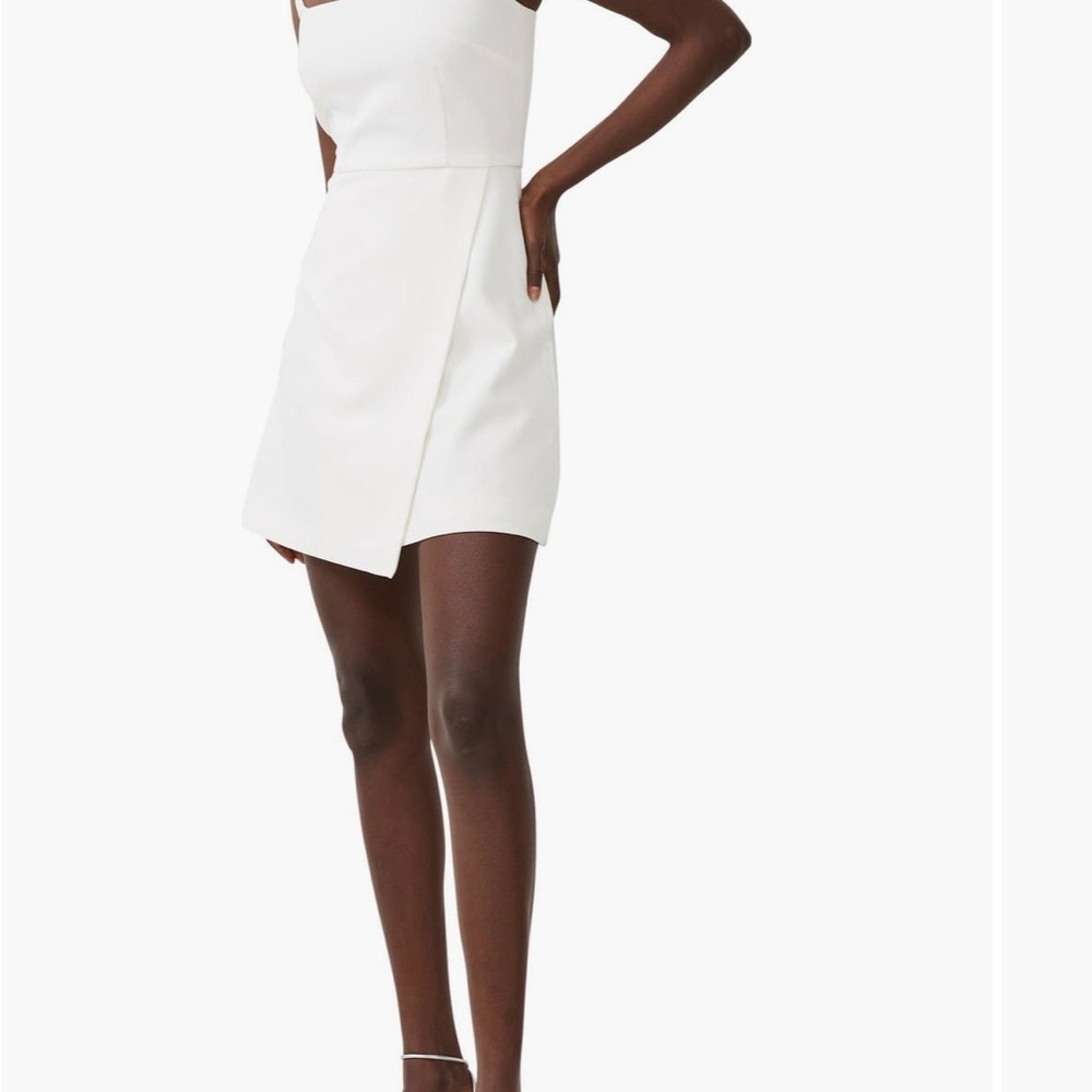 NWT French Connection White Mini Dress - Picture 2 of 6